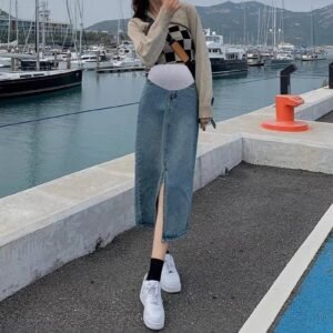 Урдаа оноотой жинсэн юпка